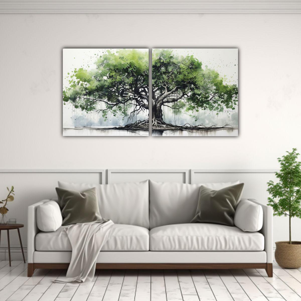 Pintura Abstracta Inspiradora En Blanco Y Negro 120x60 Cm-2