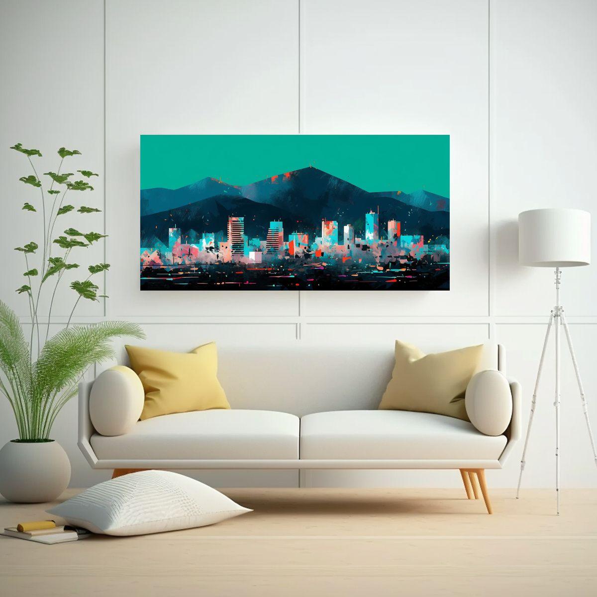 Pinturas Decorativas En Santiago De Chile: Armoní 100x50cm-2