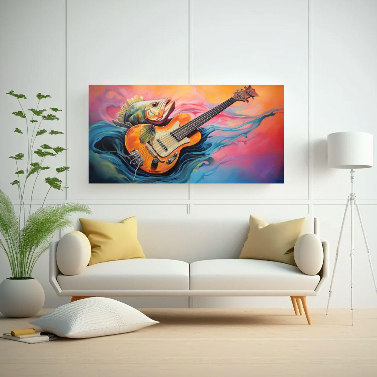 Inspiración Moderna De Canva En Estilo De Pintura 60x30cm-2