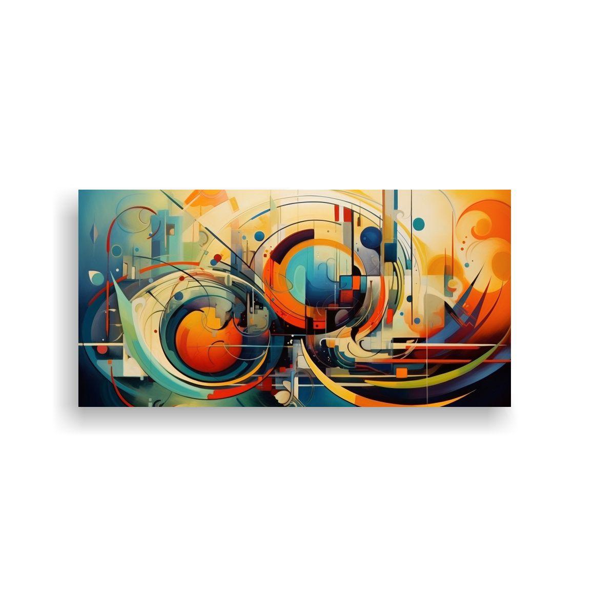 Cuadros Abstractos Arte Pop Para Decoración De 40x20 Cm-0