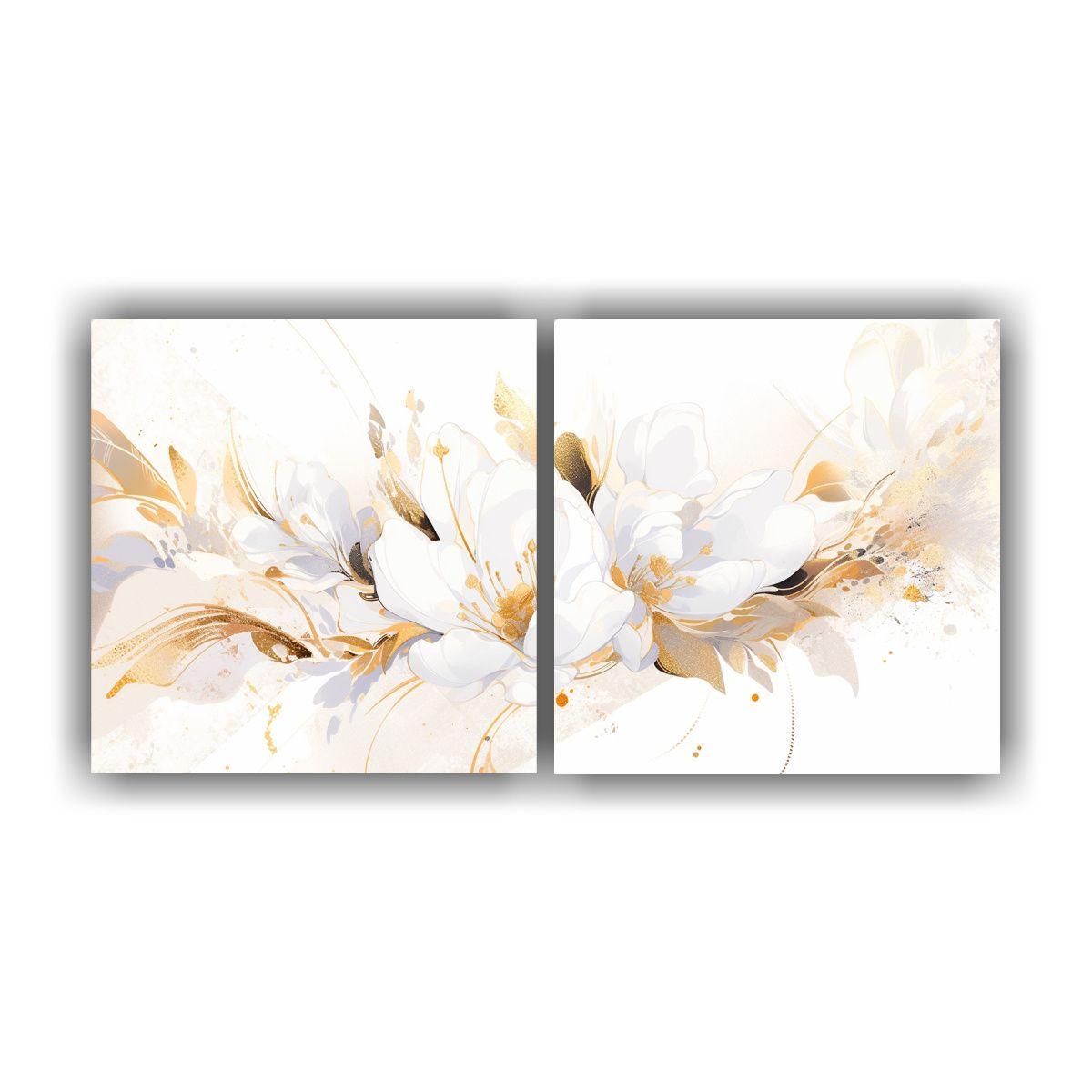 Pinturas Decorativas Con Estilo Neonoir En Blanco 80x40 Cm-0
