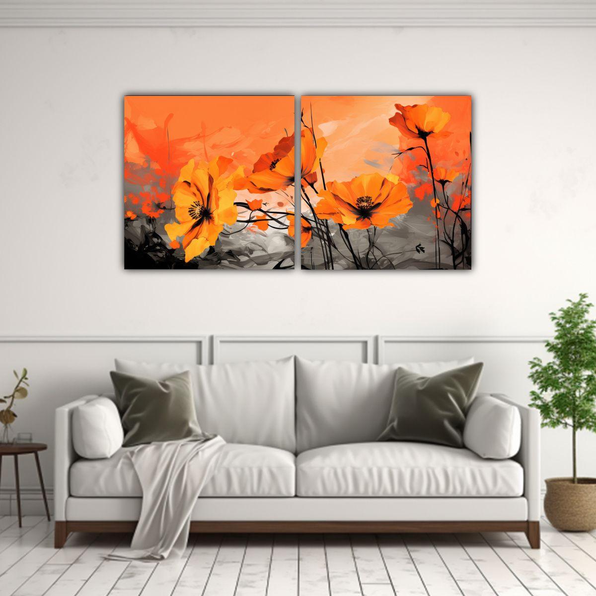Pinturas Decorativas Impactantes En Estilo 60x30 Cm-2