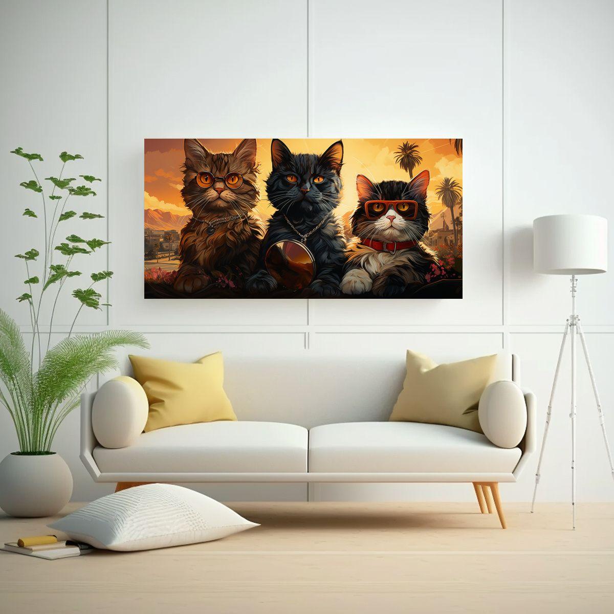 Pinturas Decorativas De Pared Con Adorables 60x30 Cm-2
