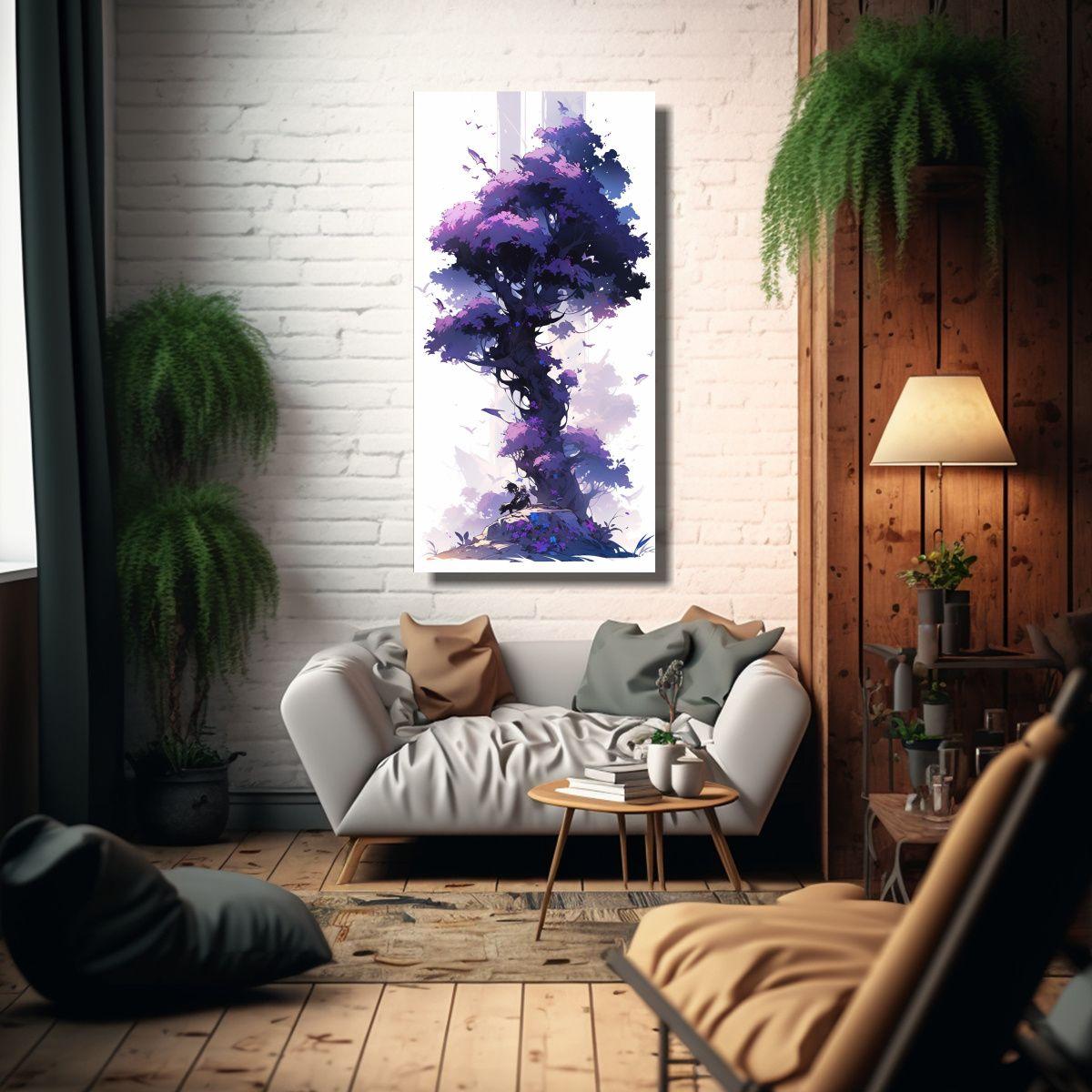 Pintura De Decoración Neonoir Con Hermoso 50x100cm-2
