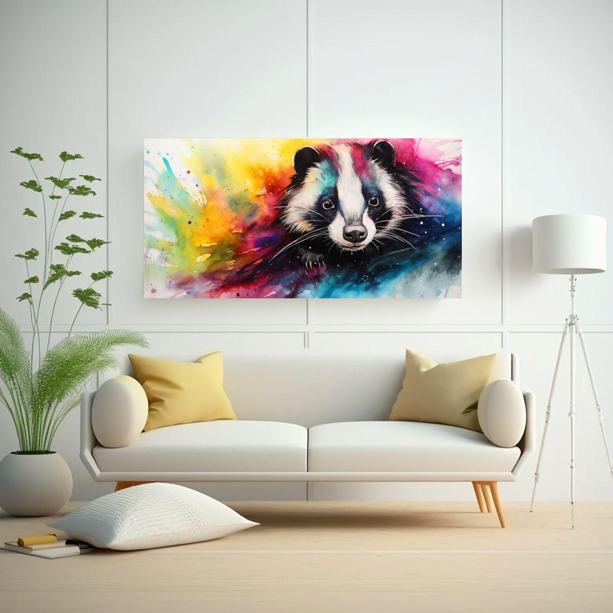 Cuadro Horizontal Sensibilidad Artística Skunk 160x80cm-2