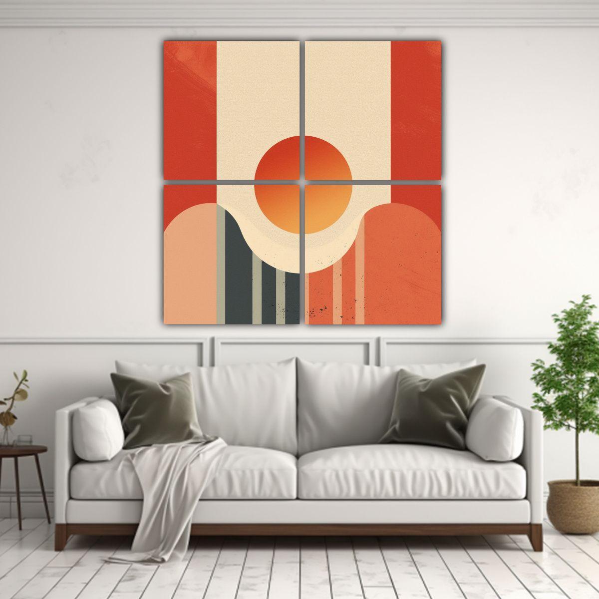 Arte De Pared Dibujo Riqueza Visual Rafa PT 180x180 Cm-2