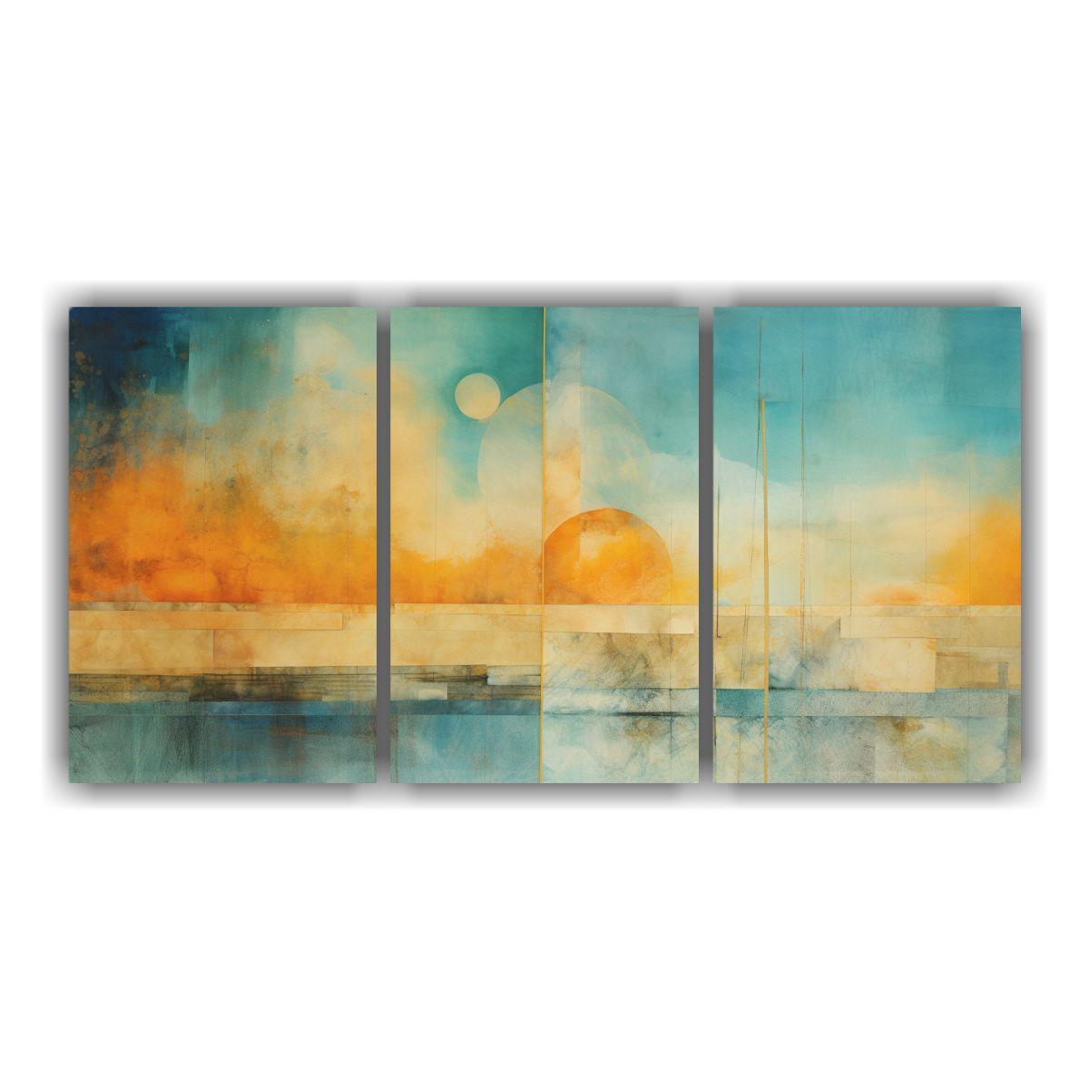 Pintura De Decoración Dos Artes Dibujo Armonia 150x75 Cm-0