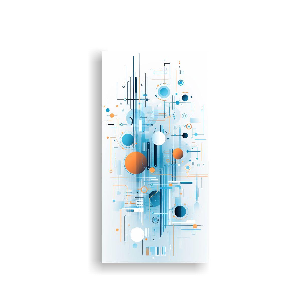 Cuadro Abstracto Luminoso ATMJD87953 Decoración 70x140cm-0