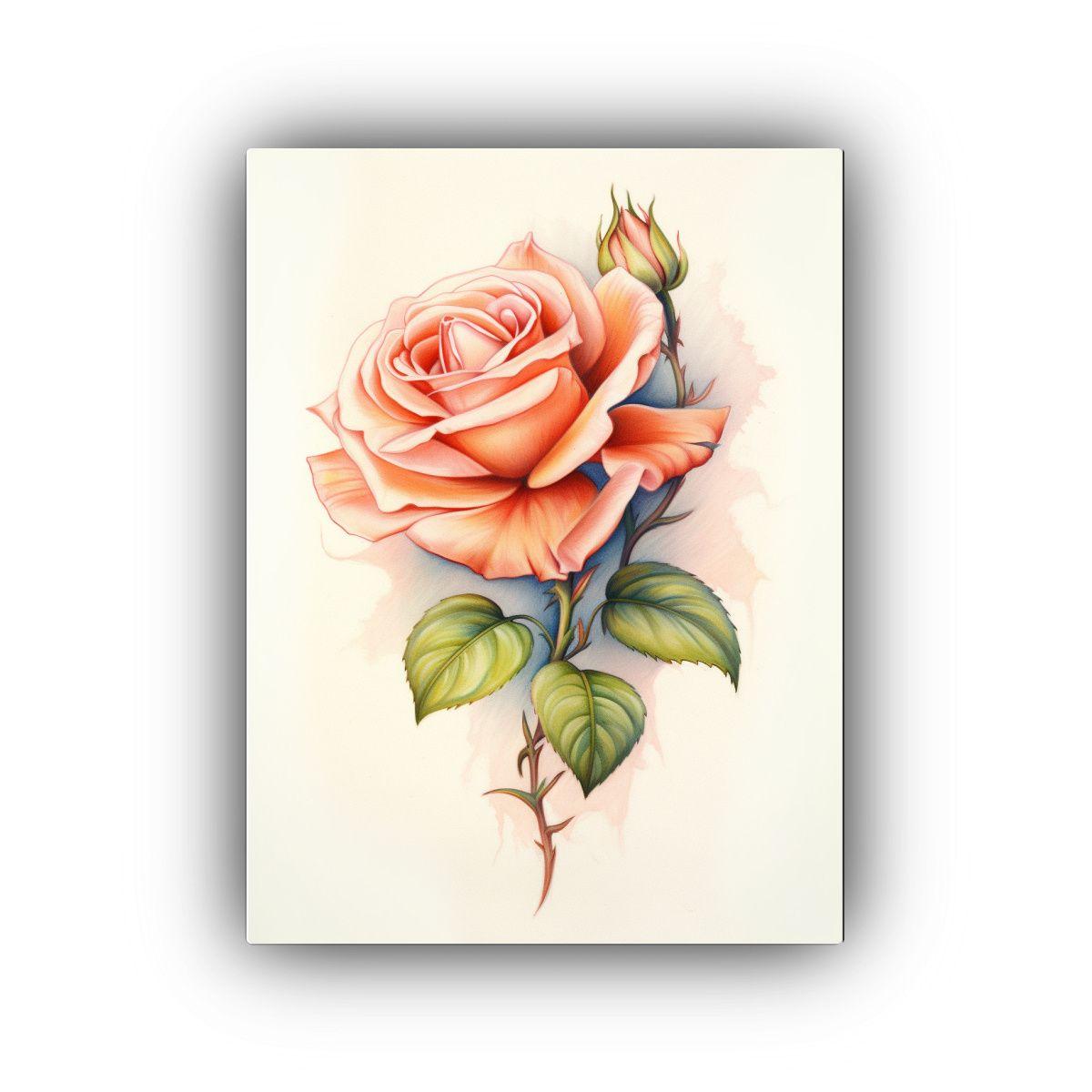 Pintura Decorativa De Lienzo Con Diseño Realista 60x90cm-0