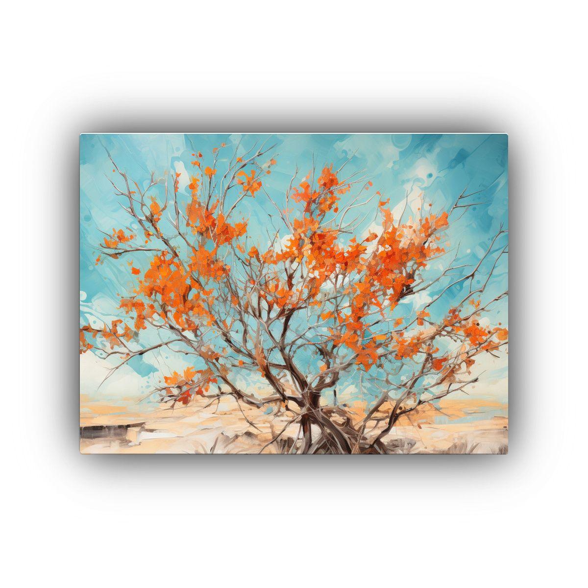 Pinturas Abstractas De Decoración Con árbol De Ocotillo En 60x40cm-0
