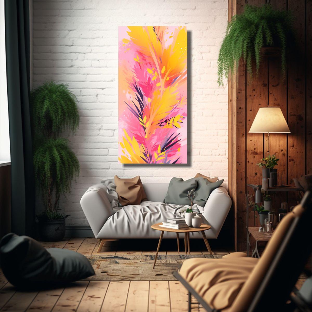 Pinturas De Decoración Rectangular En Estilo 70x140cm-2