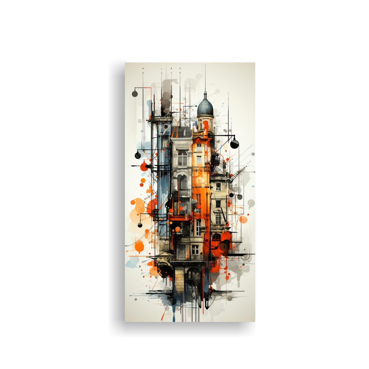 Cuadro De Cuadro Arte Gráfico Inspirado En 70x140cm-0