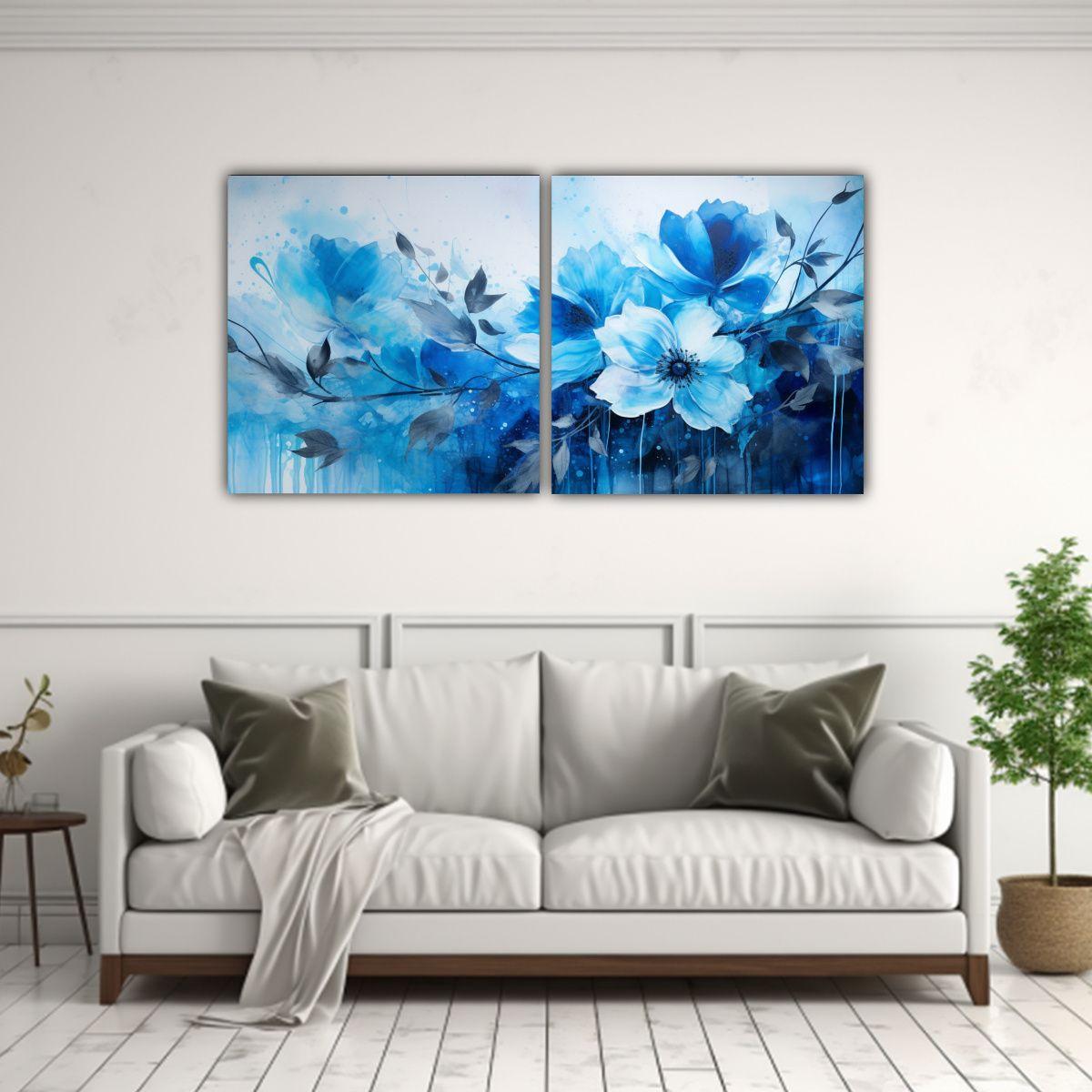 Artes De Pared Estilo Mediano Brush Neonoir 80x40 Cm-2