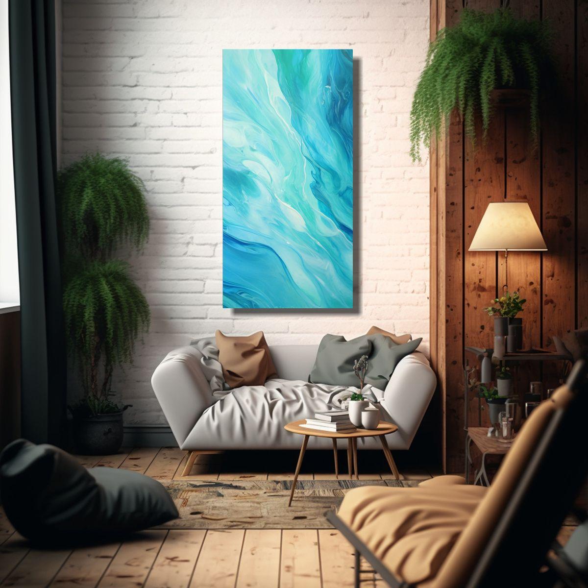 Cuadro Imagen Comedor Patrones Abstractos 60x120cm-2
