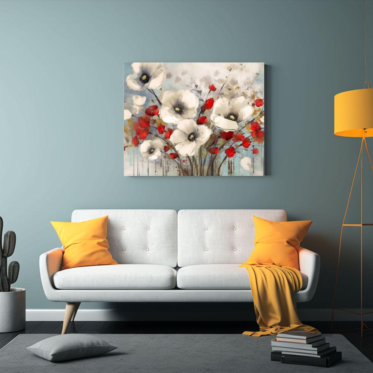 Cuadro Abstracto Contemporáneo Estilo Deconstrucción Conce 65x50cm-2