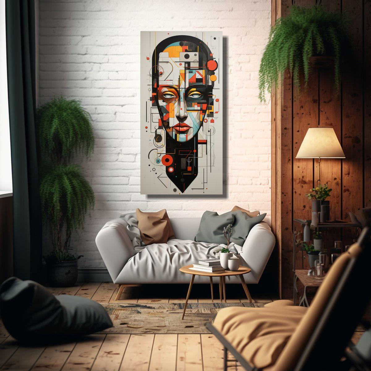 Cuadros Decorativos En Bastidor Con Arte Urbano 50x100cm-2