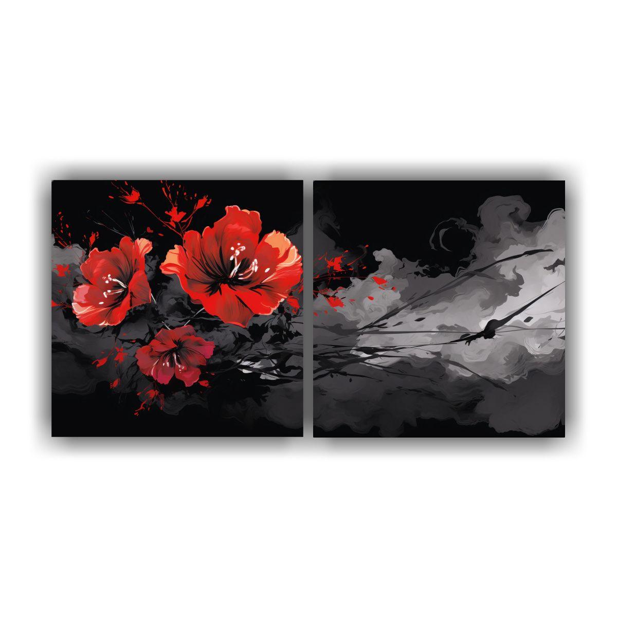 Pinturas Decorativas Estilo Neonoir Con Finas 80x40 Cm-0