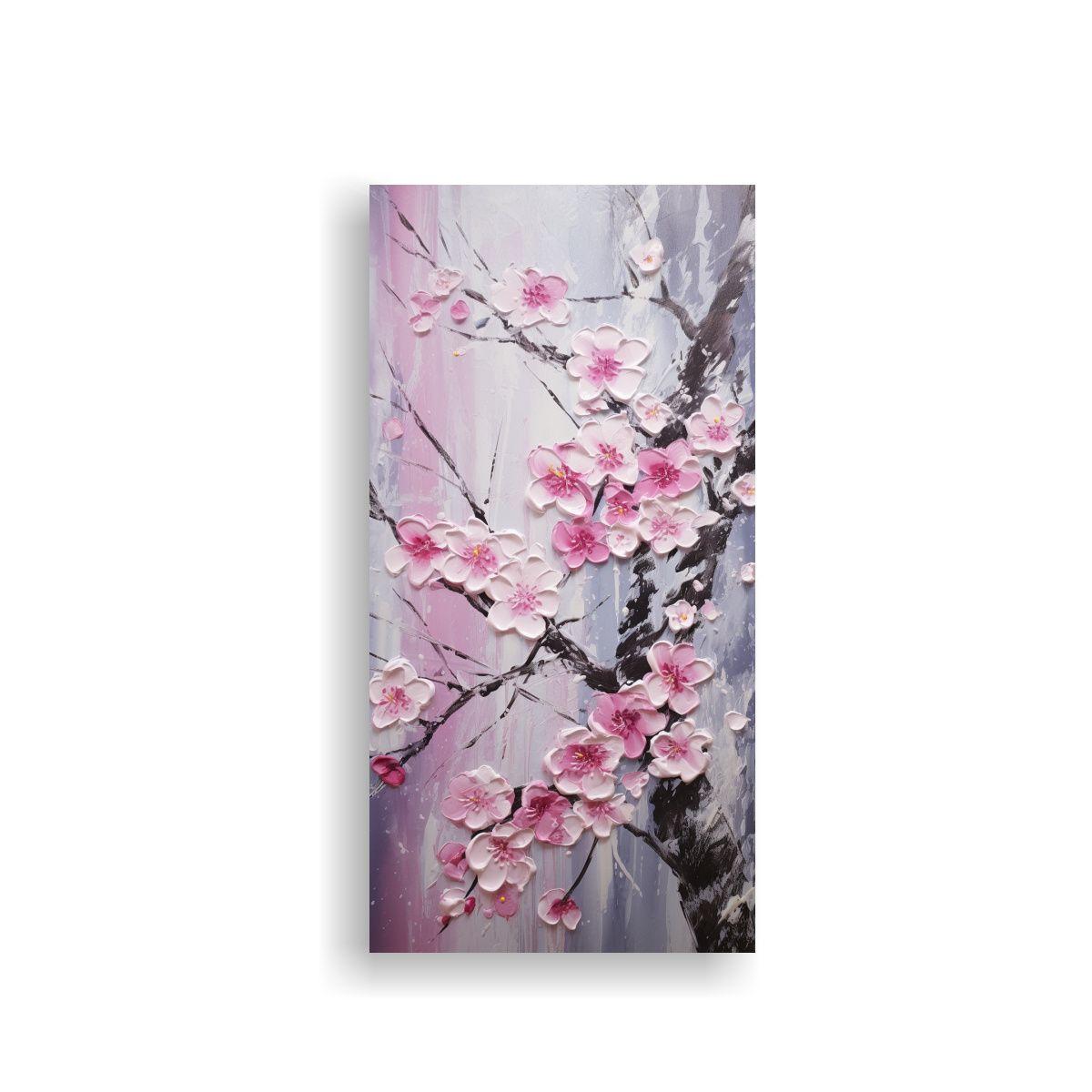 Pintura Abstracta De Equilibrio Visual Con 60x120 Cm-0