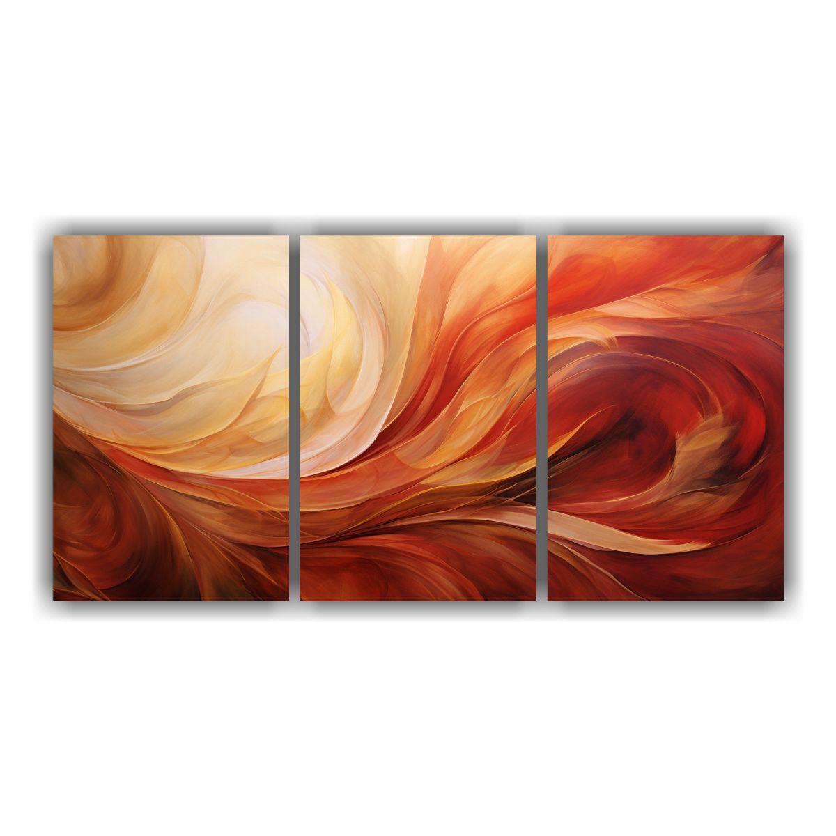 Cuadros Abstractos De Simetría Con Patrones 150x75 Cm-0