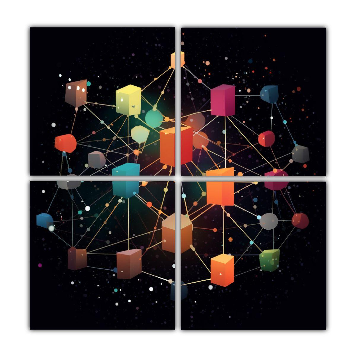 Artes Inspiración Luminosidad Representación 140x140 Cm-0