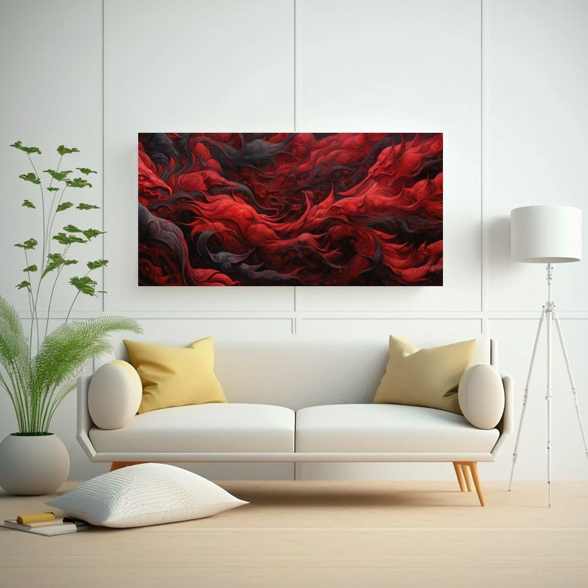 Pinturas Decorativas De Arte Moderno Con Textura 60x30cm-2