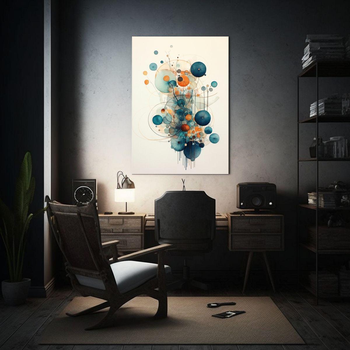 Composición Estilo Galería Ambiente Flor Folio 40x50cm-2