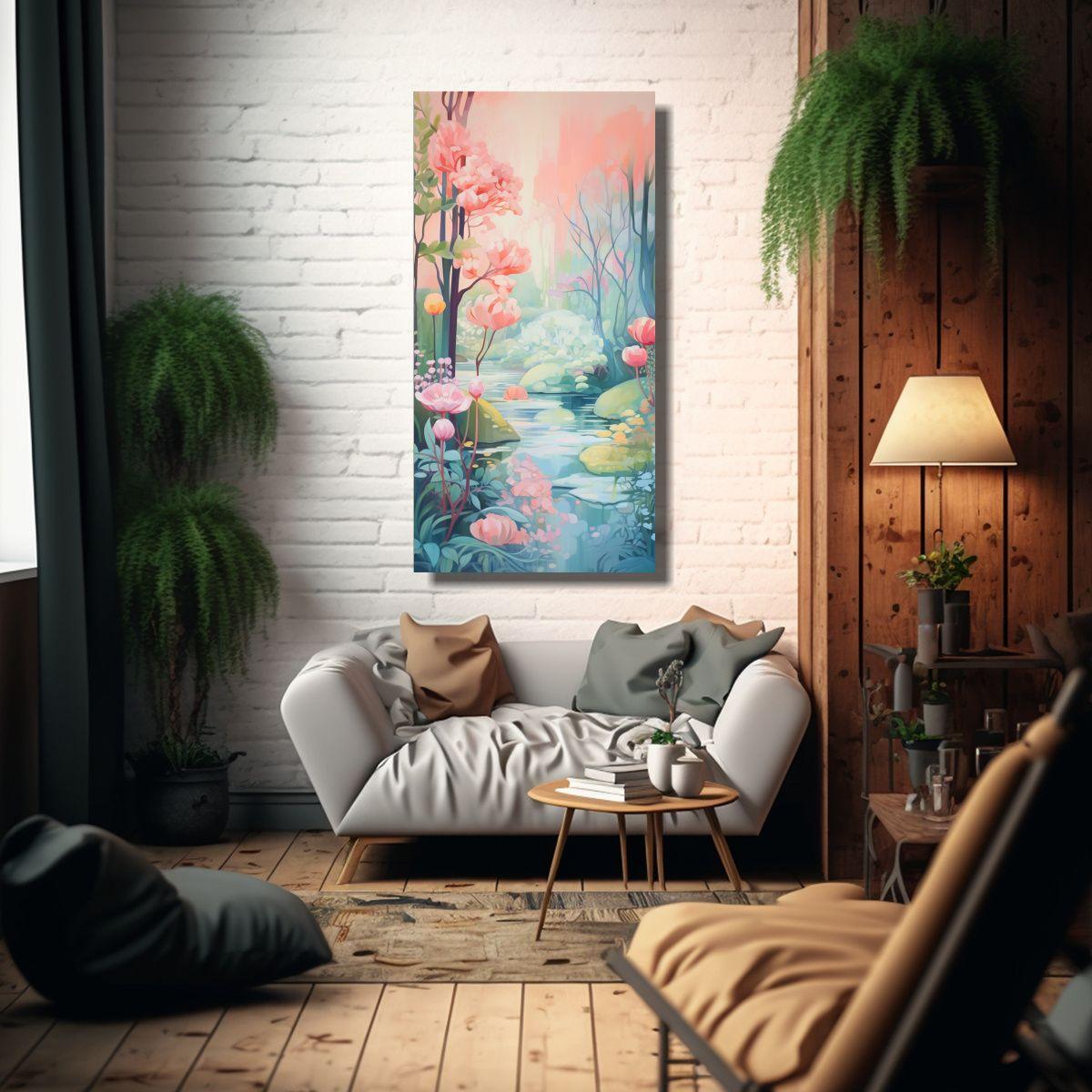 Tela En Bastidor Tela Sublimada Para Cocina 80x160cm-2