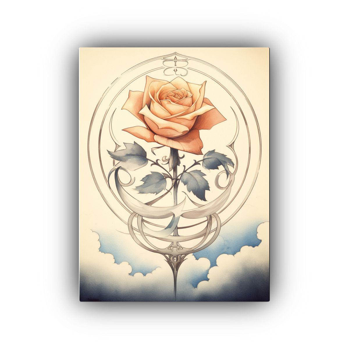 Pinturas Inspiradoras Para Decorar Habitación: 50x75cm-0