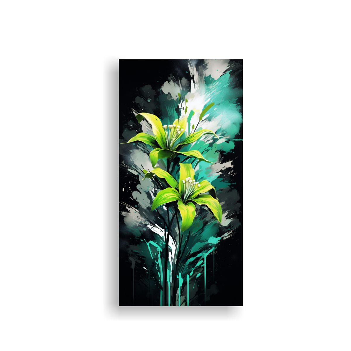 Pinturas Decorativas Con Estilo Neonoir Y Trazos 30x60cm-0