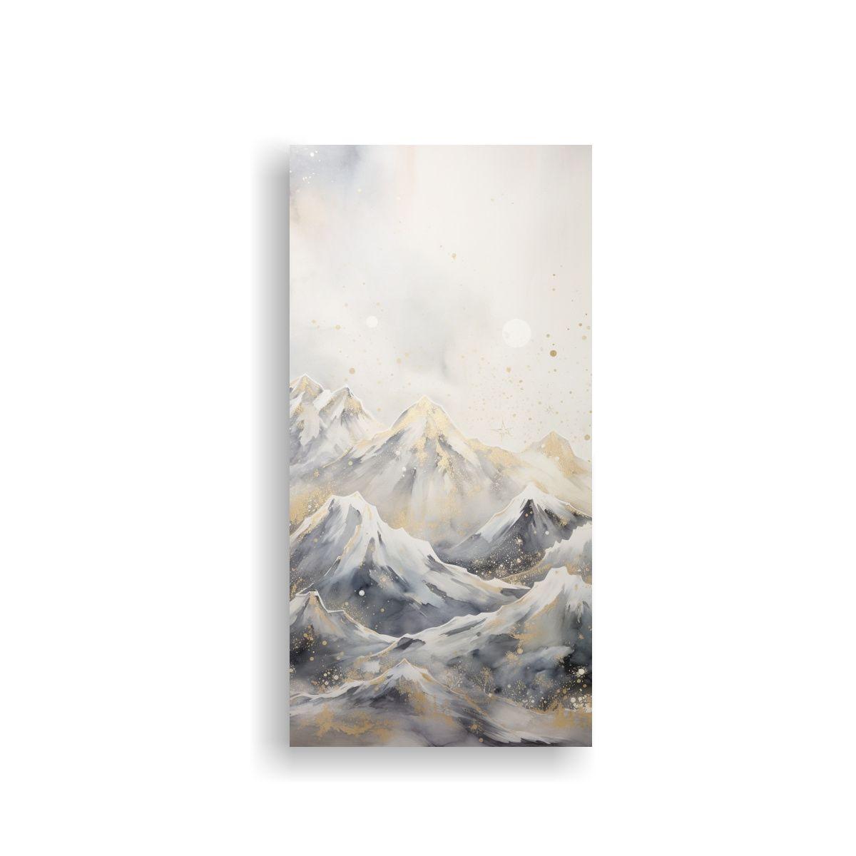 Pintura Abstracta Surrealista En Bastidor Con 40x80 Cm-0