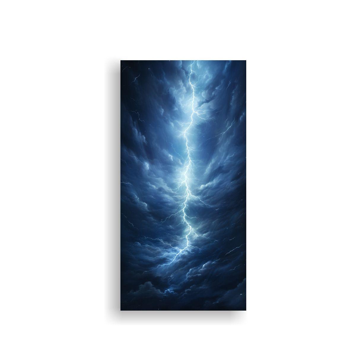 Cuadro Abstracto De Rayos Mágicos En Tono 50x100cm-0