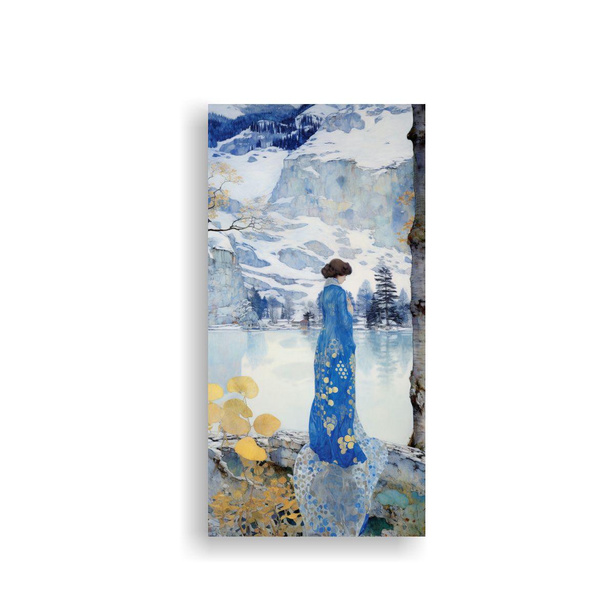 Lienzo Decorativo Paisajes Deshabitados De Gustav 40x80cm-0