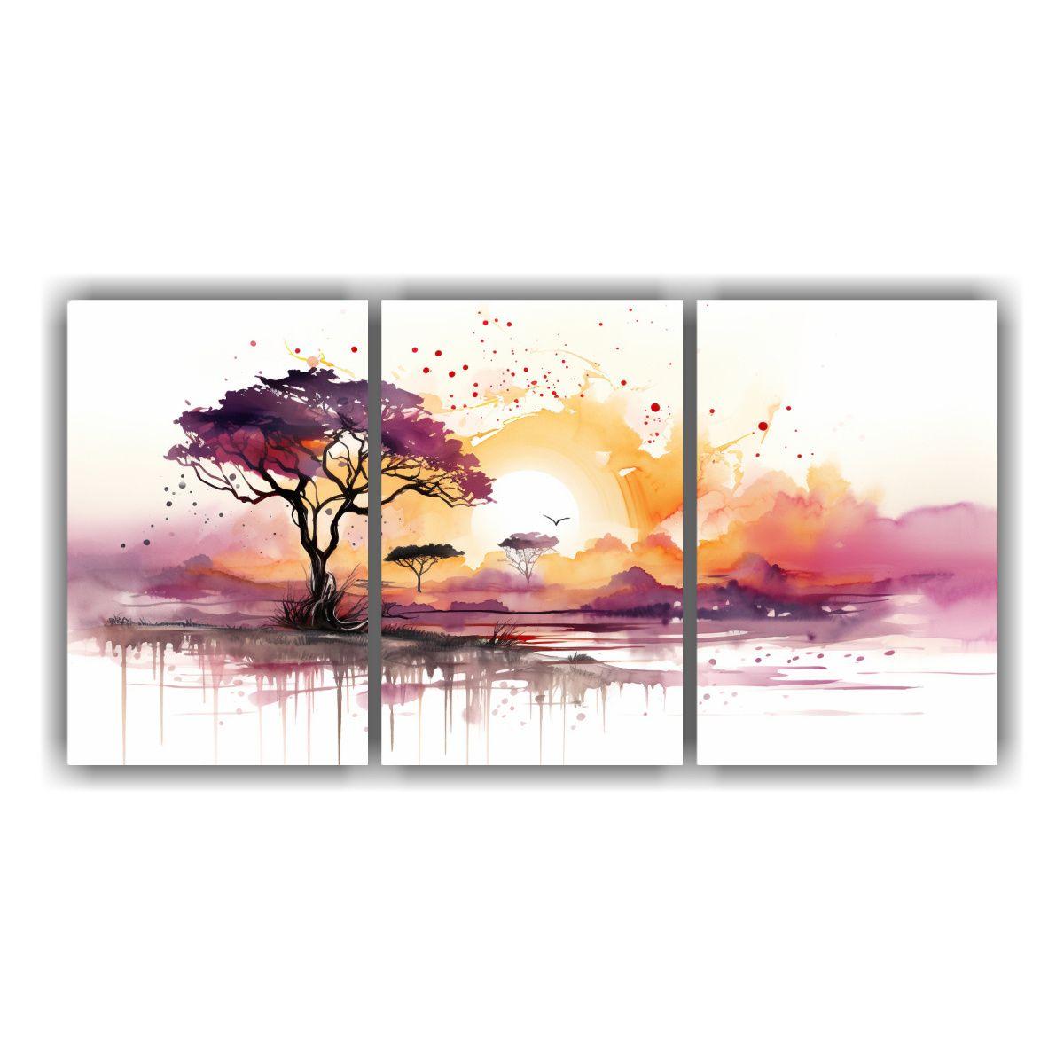Pinturas Decorativas De La Sabana Y El Desierto 180x90 Cm-0