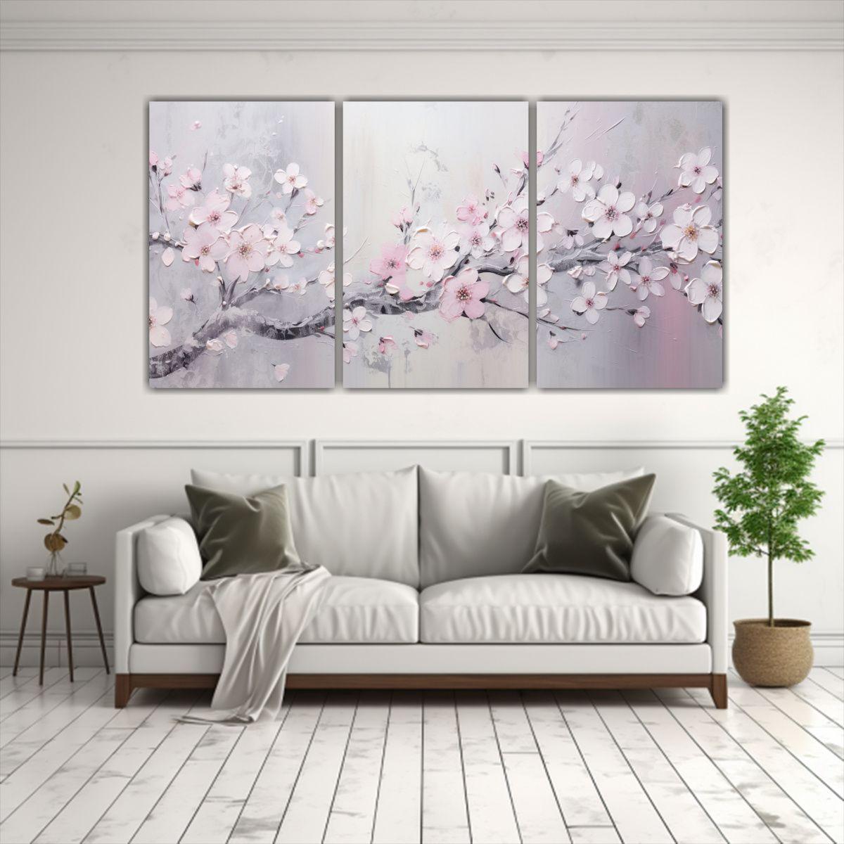 Cuadro Acrílico Moderno Natural A Salpicaduras 240x120 Cm-2