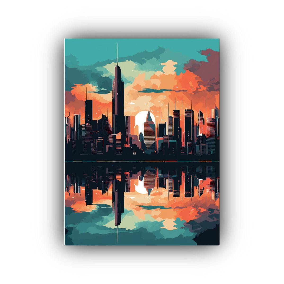 Lienzo De Tela Diseño Obra Maestra Estilo 50x75cm-0