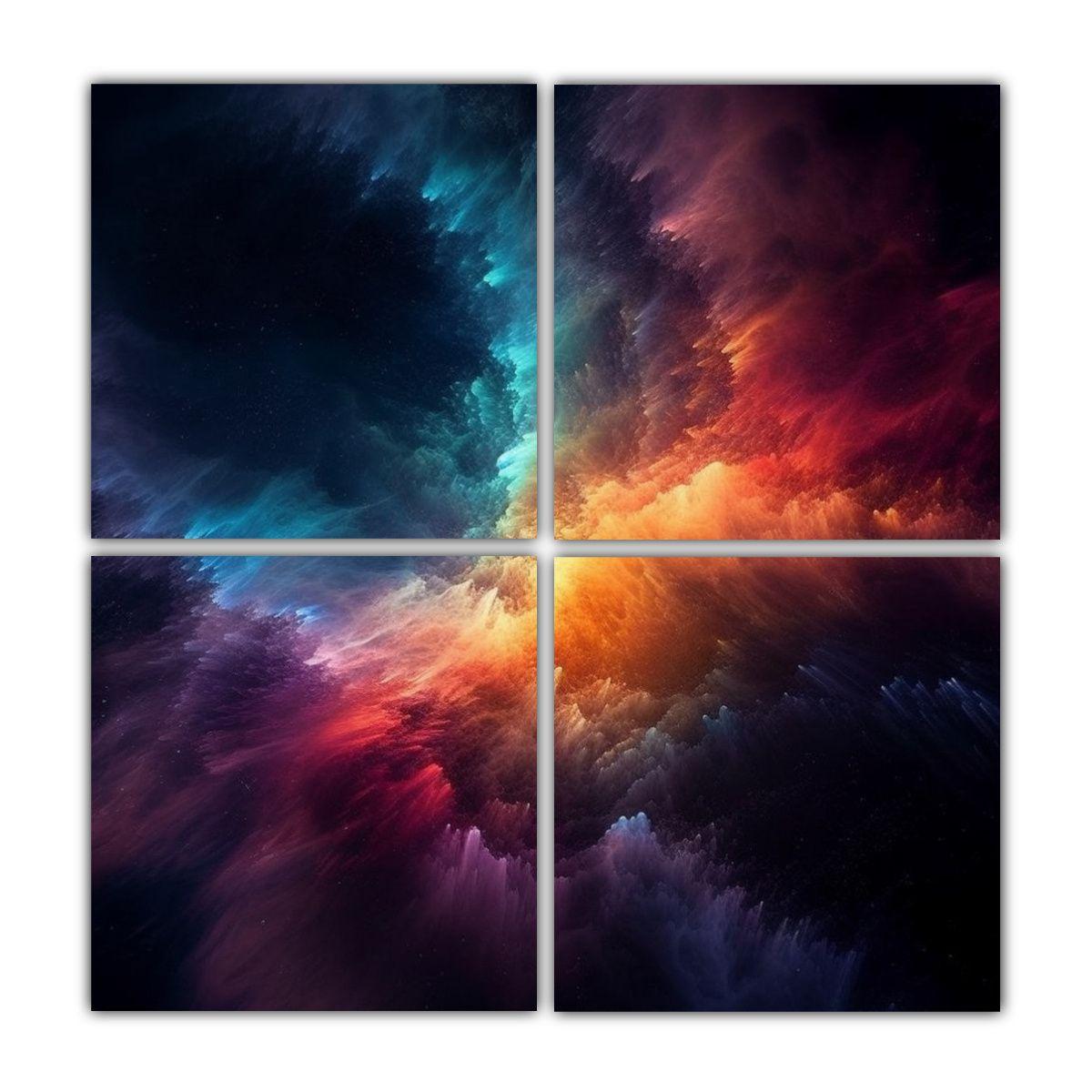 Pinturas Decorativas Acuarela Temática Que 200x200 Cm-0