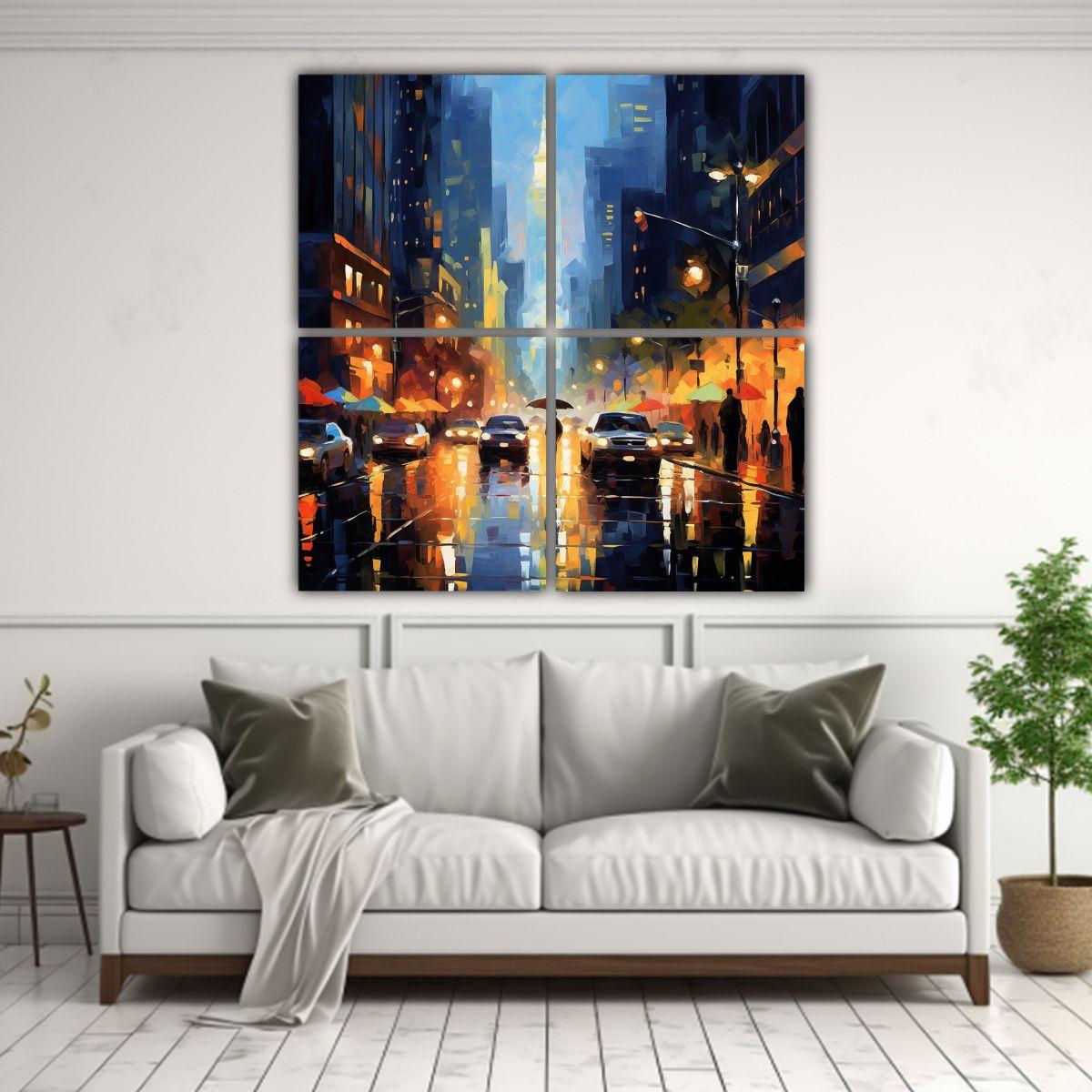 Cuadro Vintage Con Detalles Intrincados Estilo 200x200 Cm-2