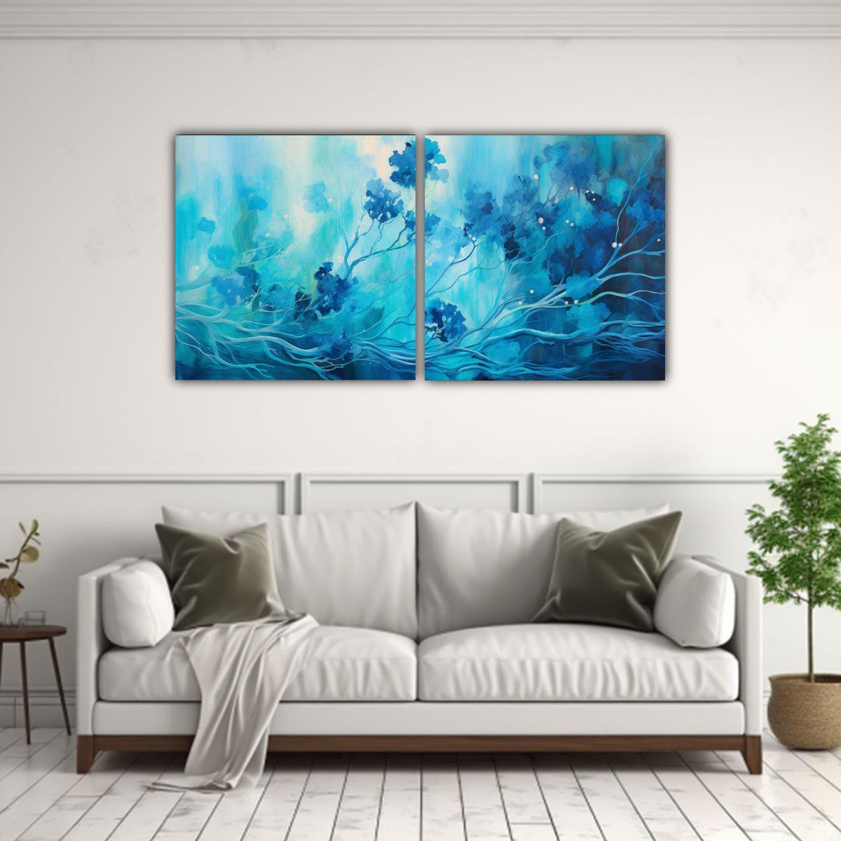 Cuadros Inspiradores De Un Mundo Submarino 160x80 Cm-2