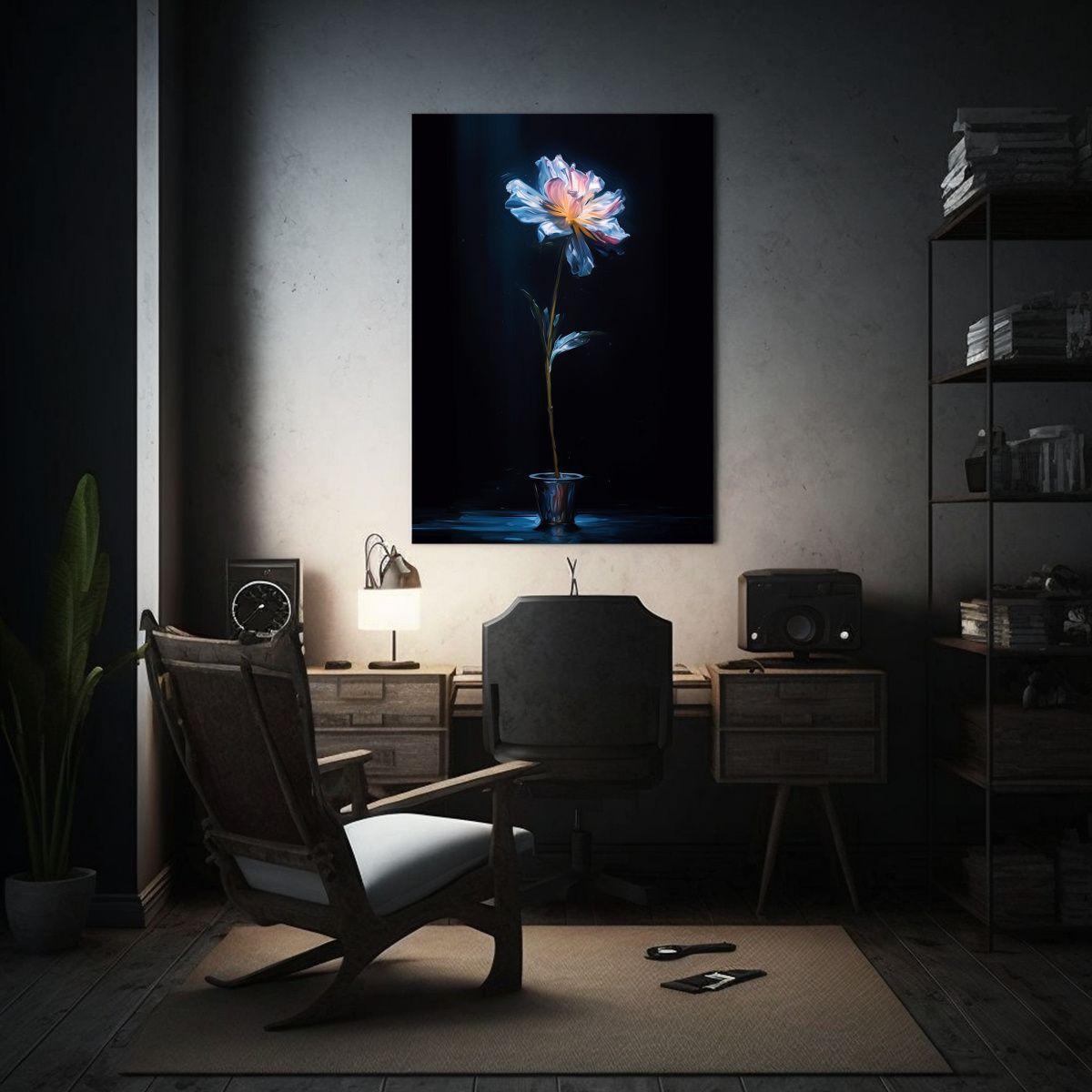 Cuadro Calidos Simple Con Flor De Viaje 60x90cm-2