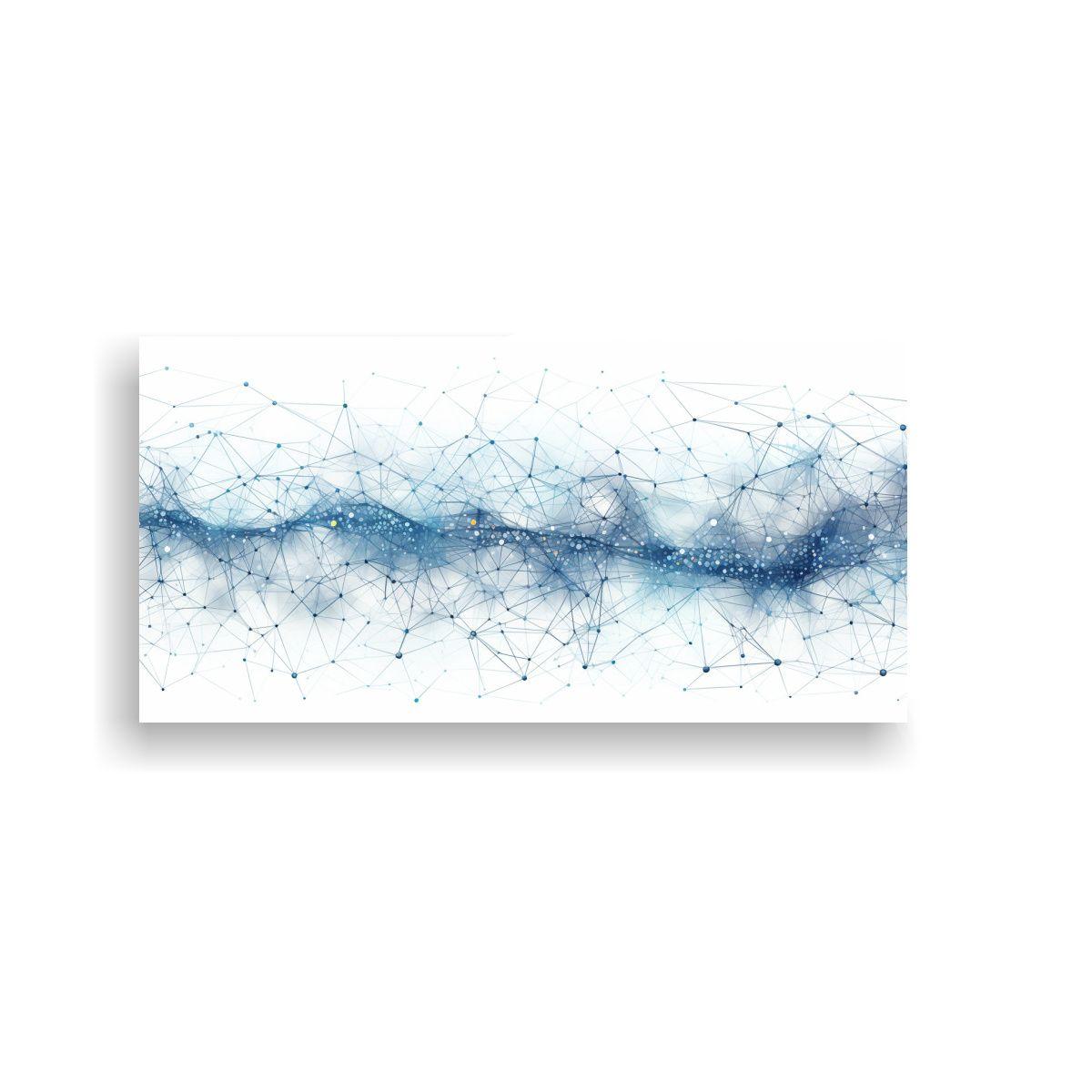 Pinturas Decorativas Con Complejas Redes Neurales 40x20cm-0