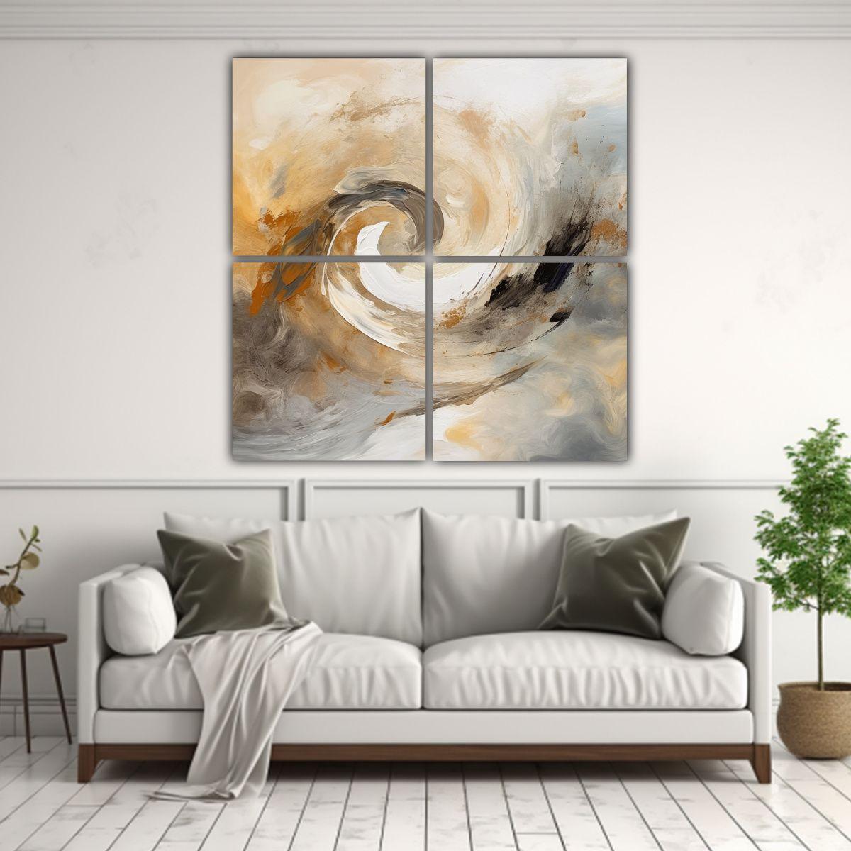 Cuadros Inspiradores De Efecto Visual En Colores 180x180 Cm-2