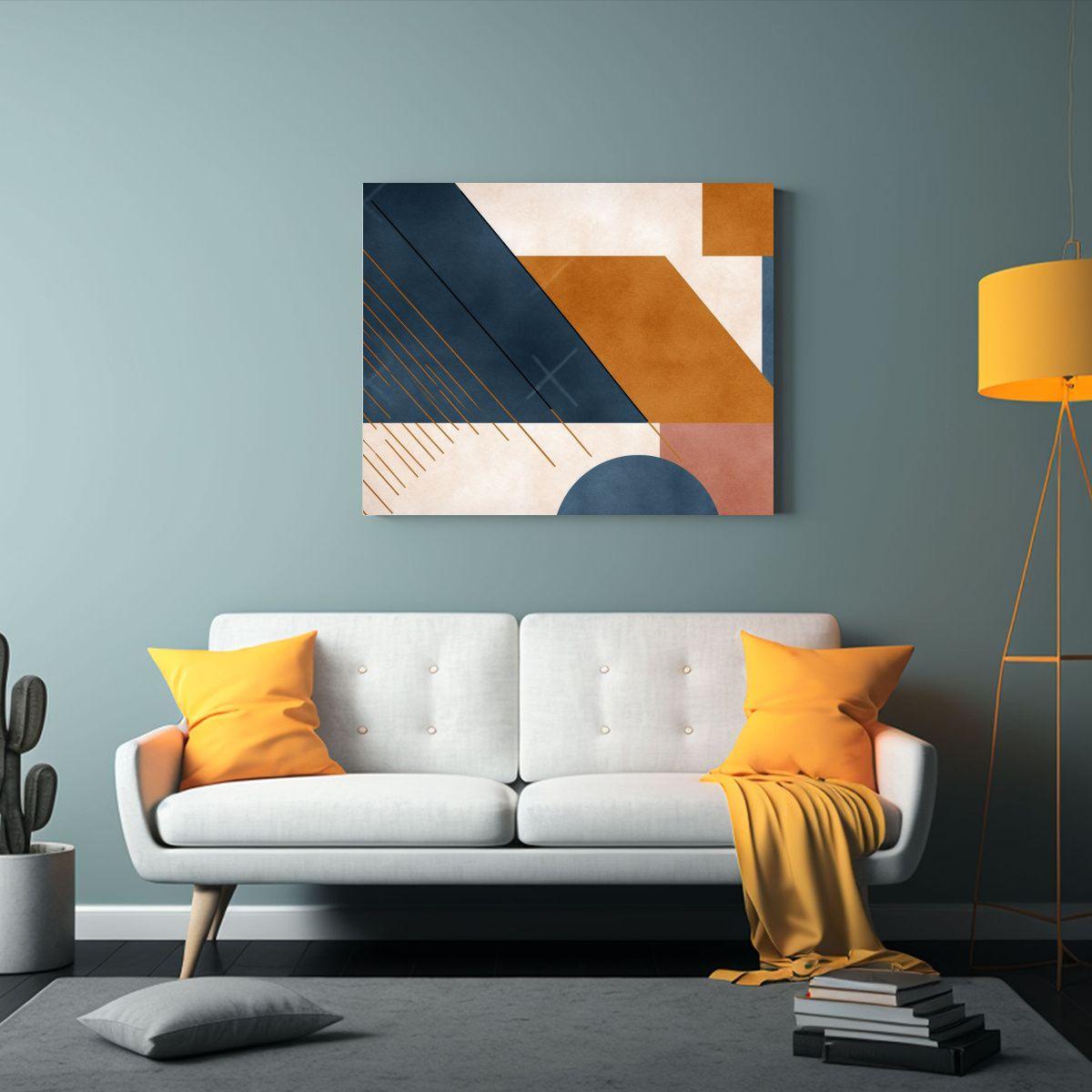 Cuadros Decorativos Abstractos Con Patrones Geométricos En  30x20cm-2