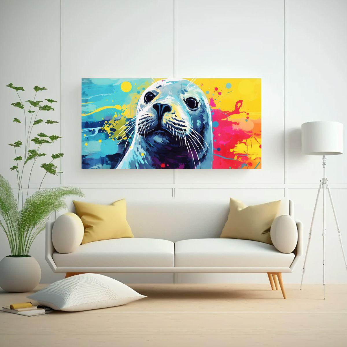 Pinturas De Arte Pop Neo Exclusivas En Tela Que Se 80x40cm-2