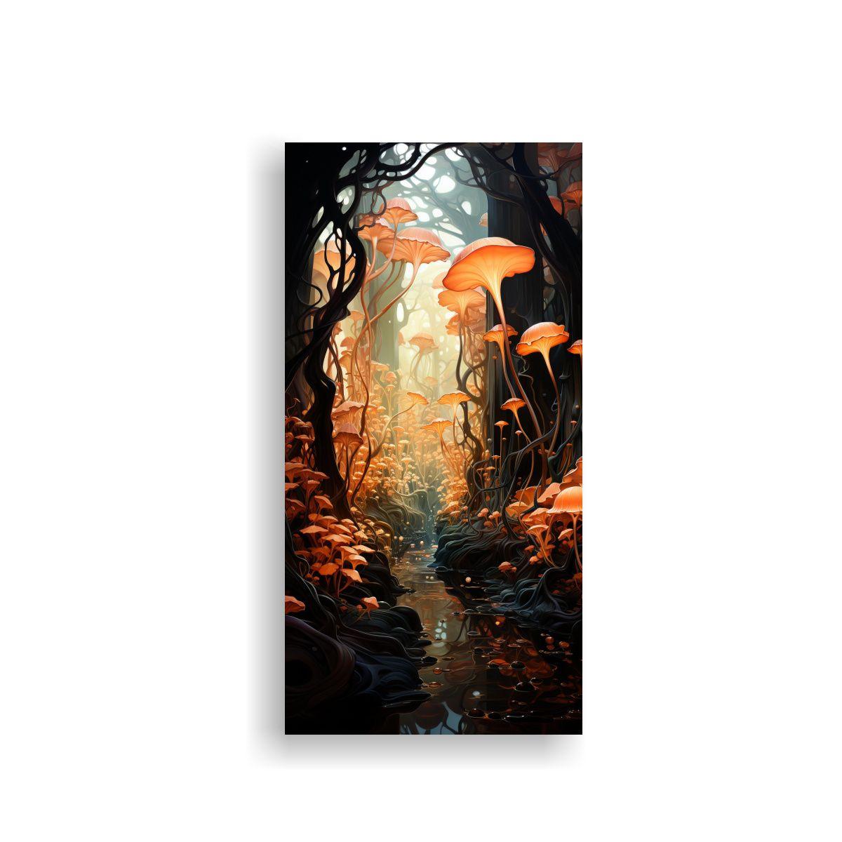 Cuadro Minimalista Dream Leaves De Alta Calidad 20x40cm-0