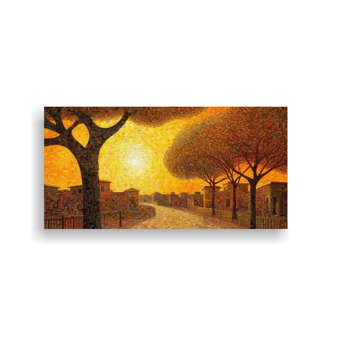 Pinturas De Decoración De Inspiración Oriental 40x20cm-0