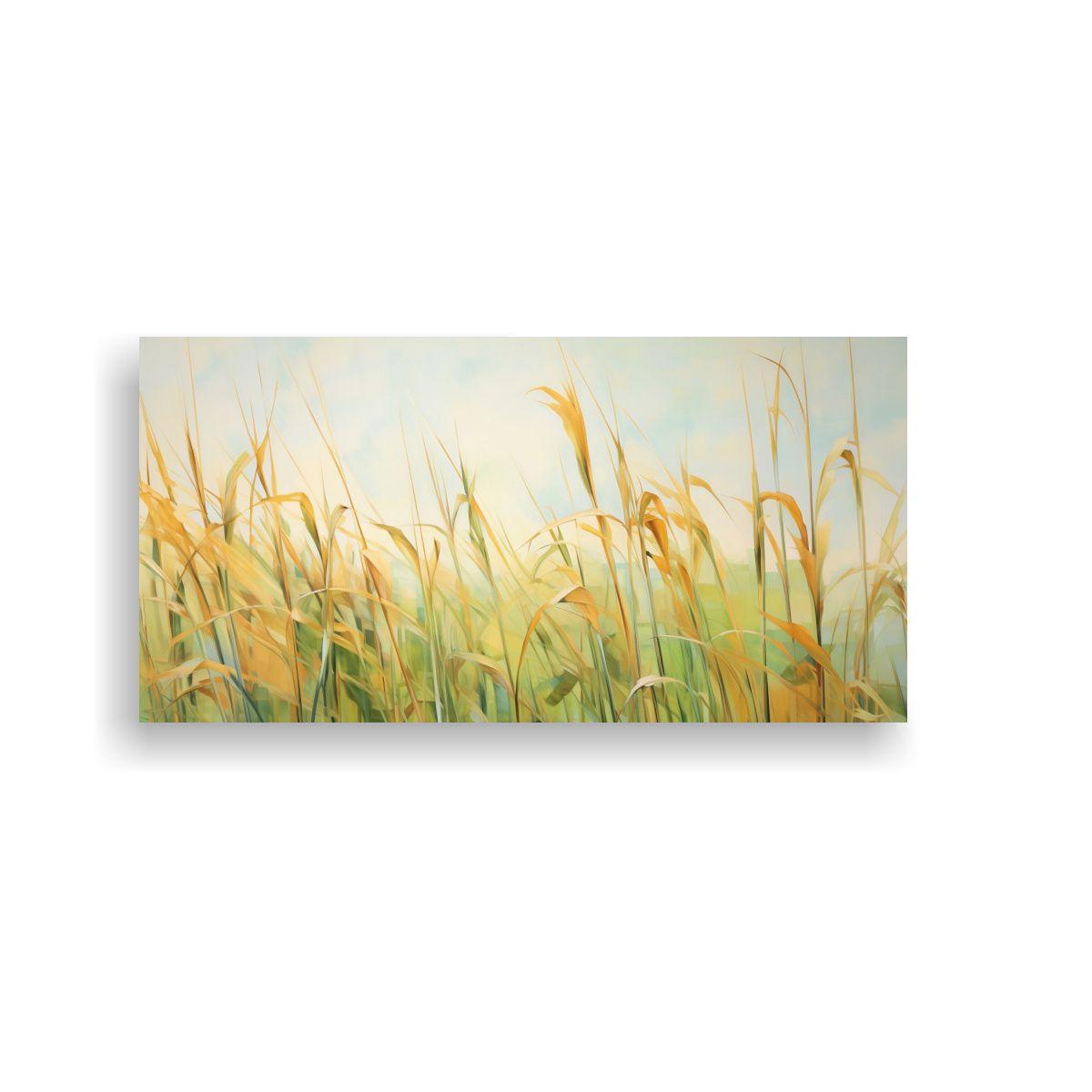 Pintura Abstracta Detallada En Estilo óleo De Col 100x50cm-0