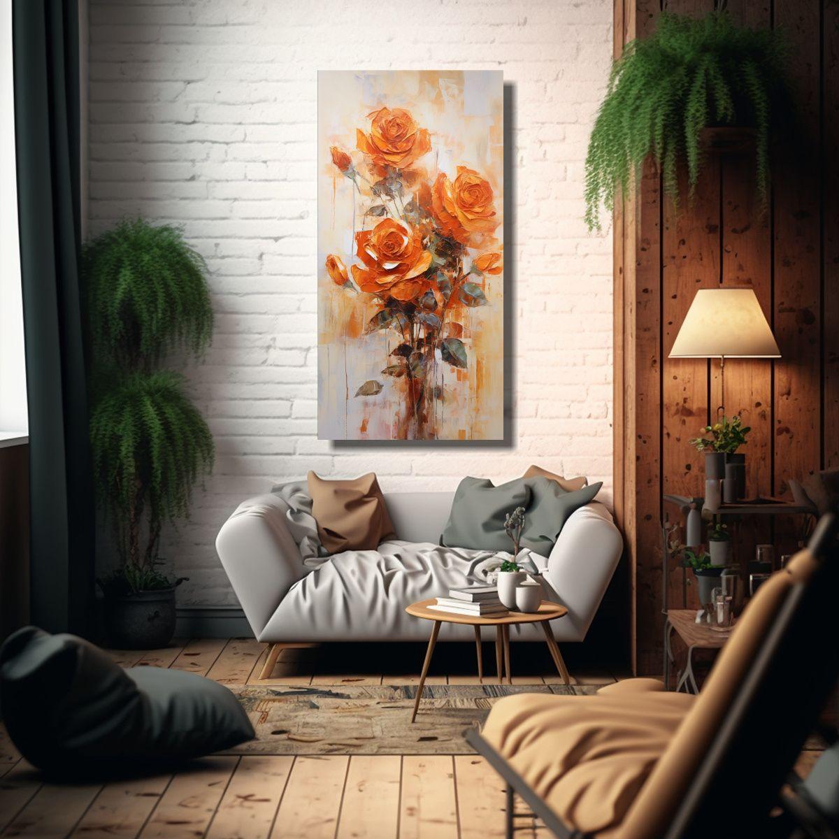Cuadro De Arte Movimiento Composición 60x120cm-2
