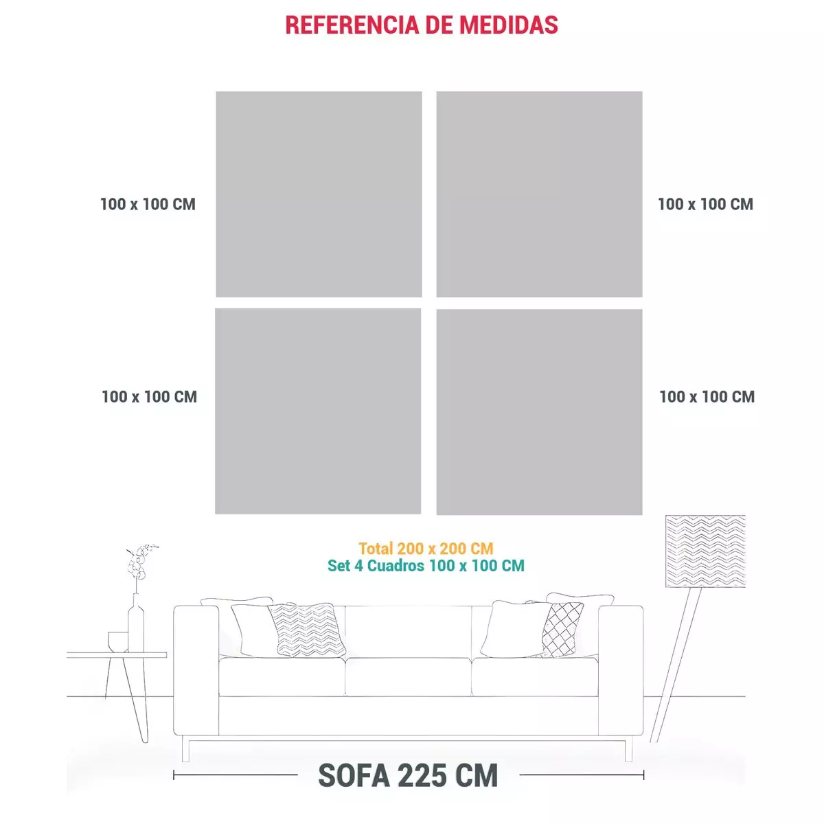 Pinturas Exclusivas De Decoración Creativa 200x200 Cm-1