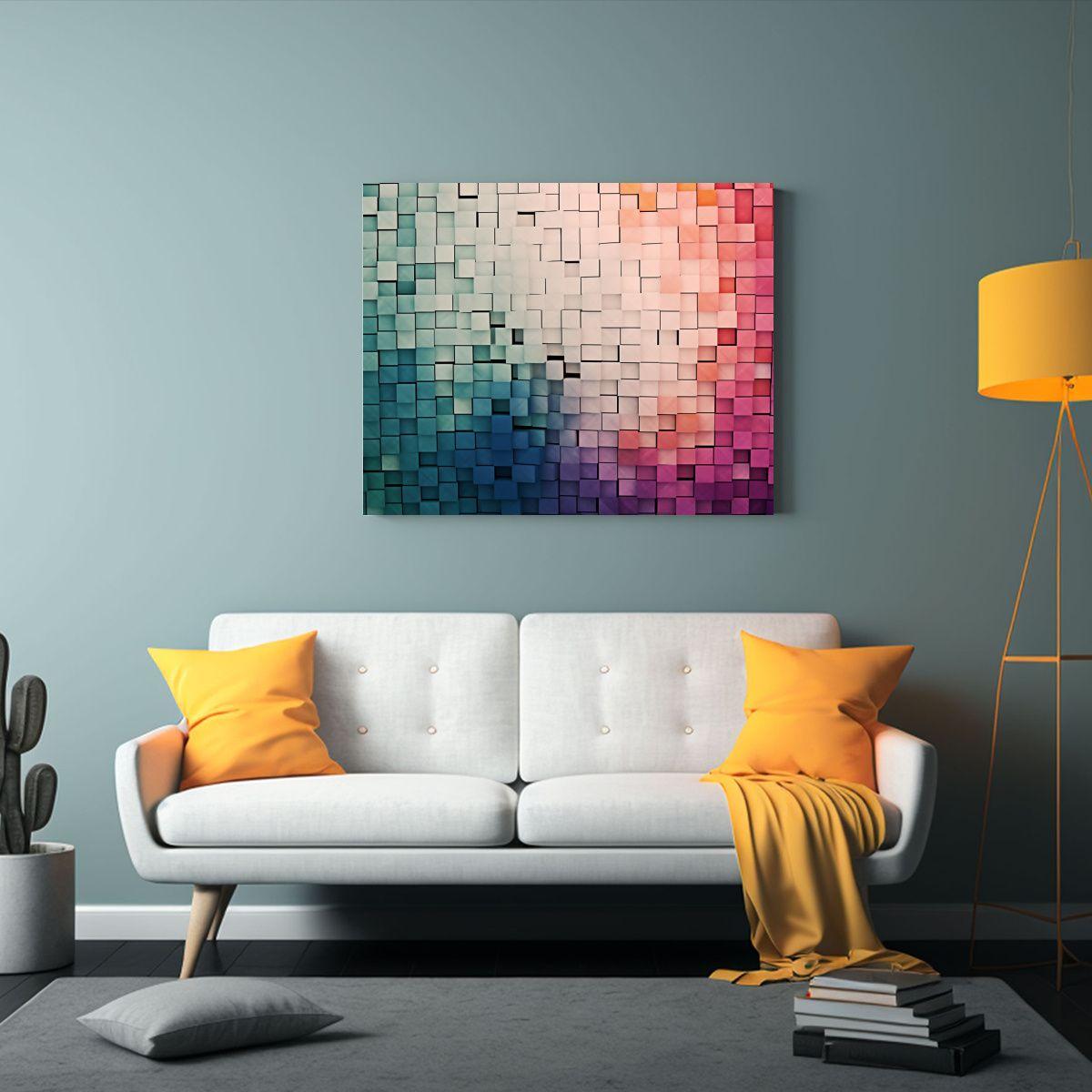 Pinturas Decorativas Vanguardistas Rectangulares 30x20cm-2