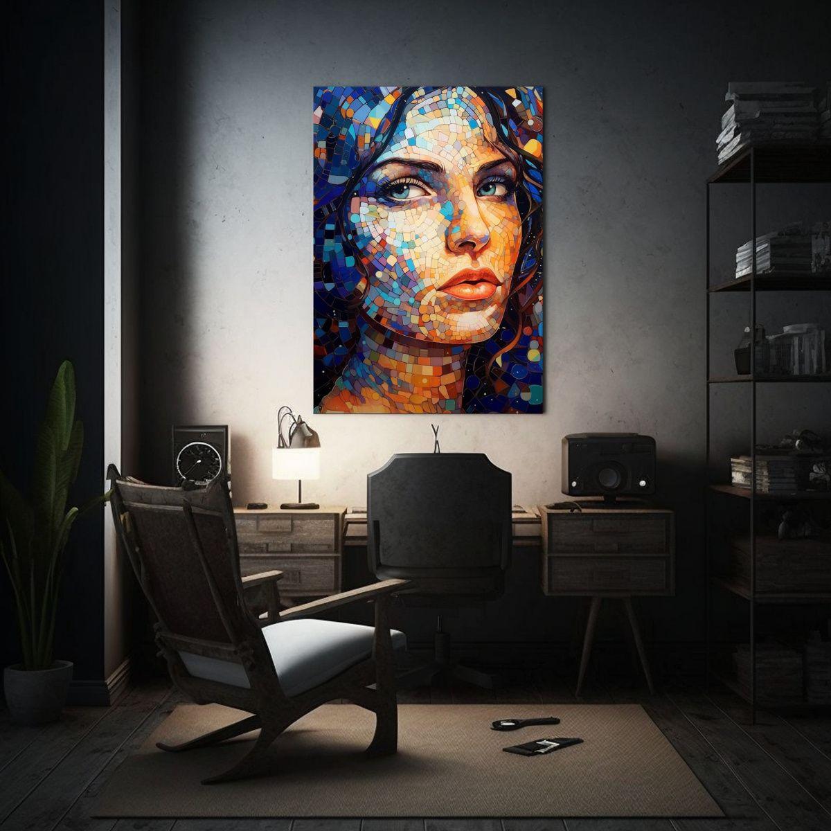 Pinturas Decorativas De Composición Abstracción 60x90cm-2